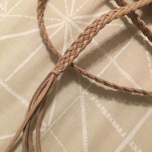 Felt Fringe Dress Belt